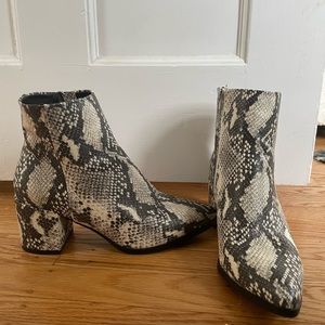 Madden Girl Snake Booties
